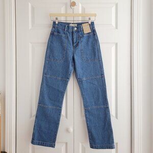 NWT Madewell 90s Straight Utility Jean